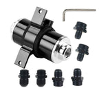 AN6 AN8 AN10 Inline Fuel Filter with Bracket Cleanable 30 Micron Universal