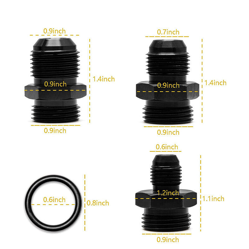 AN6 AN8 AN10 Inline Fuel Filter with Bracket Cleanable 30 Micron Universal
