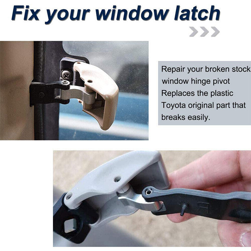 Aluminum Rear Window Latch Hinge Pivots For 1995-2004 Toyo-ta Tacoma 2000-2006 T
