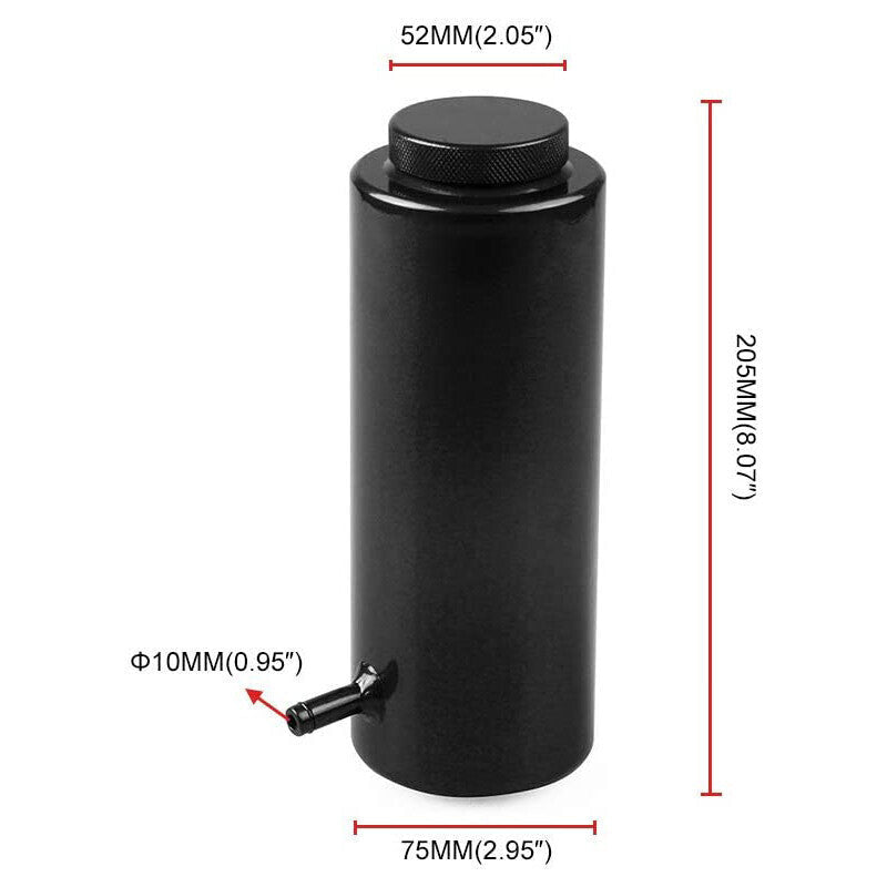 Universal Engine Radiator Coolant Aluminum Catch Tank Overflow Reservoir 800ML