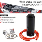 Universal Engine Radiator Coolant Aluminum Catch Tank Overflow Reservoir 800ML