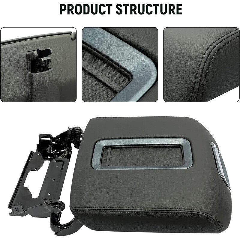 Center Console Armrest Lid For 2014-2019 Chevrolet Silverado GMC 1500 2500 3500