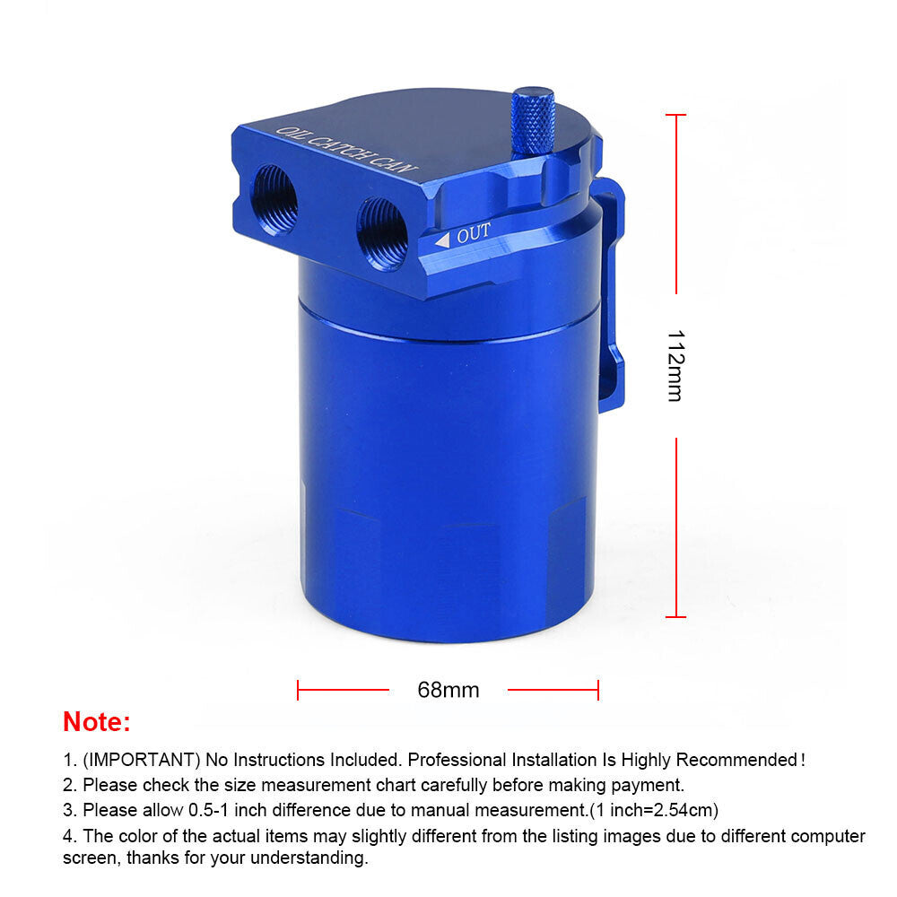 Engine Oil Catch Can Separator for 11-21 Ford F150 5.0L Raptor 2.7L Ecoboost