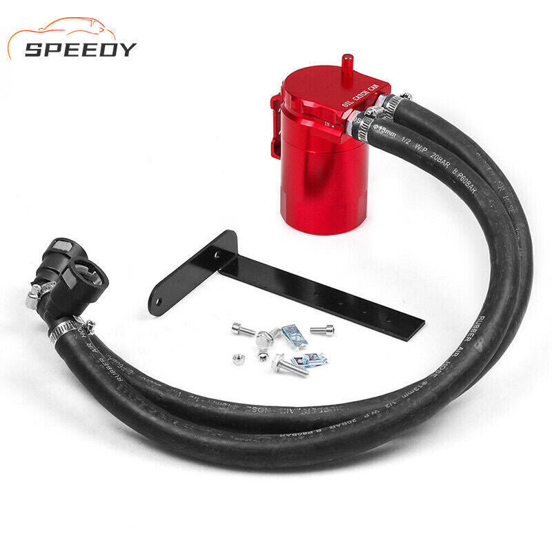 Oil Catch Can Kit Aluminum for 11-21 Ford F150 5.0L Raptor 2.7L 3.5L Ecoboost