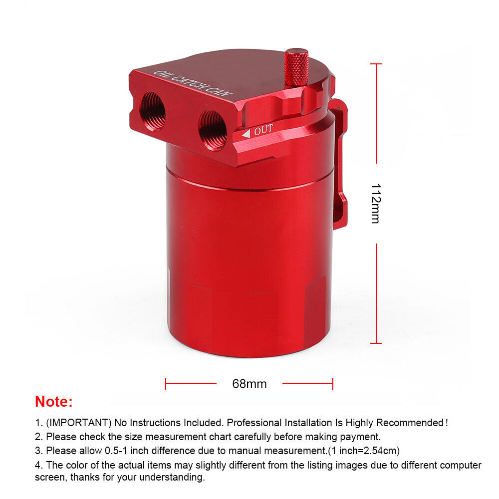 Oil Catch Can Kit Aluminum for 11-21 Ford F150 5.0L Raptor 2.7L 3.5L Ecoboost