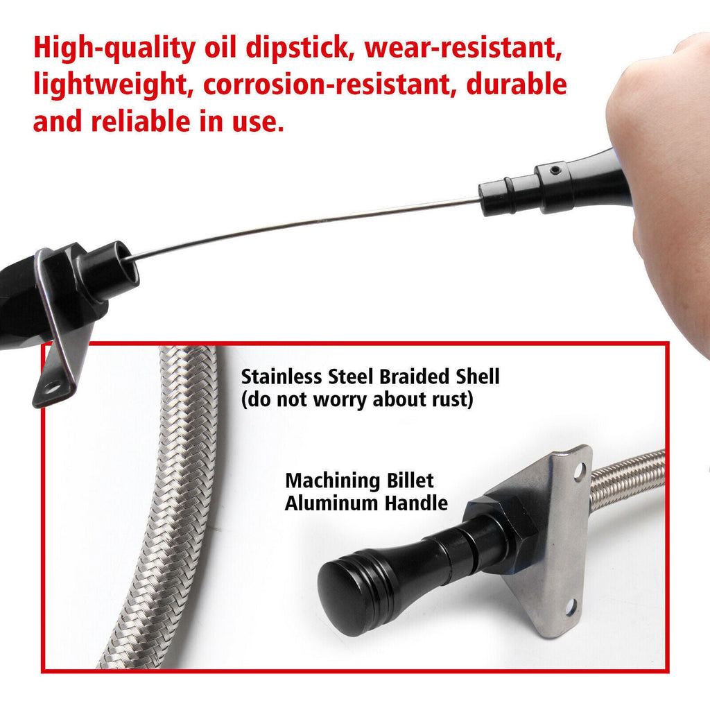 Flexible Stainless Transmission Dipstick for Chevy GM TH350 Tranny 350 TURBO New