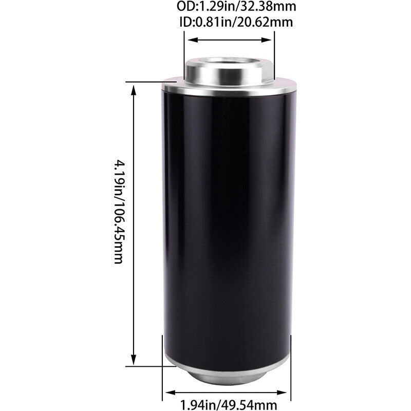 AN6 AN8 AN10 Stainless Steel Inline Fuel Filter High FLOW Cleanable Fitting New