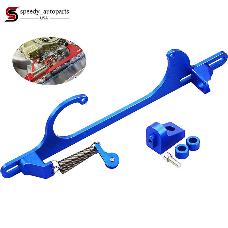 Aluminum Throttle Cable Carburetor Bracket For 4150 4160 Series Carb 307 350