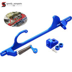 Aluminum Throttle Cable Carburetor Bracket For 4150 4160 Series Carb 307 350