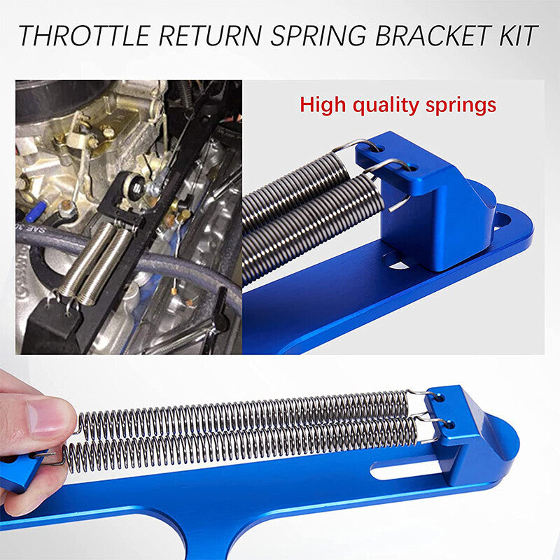 Aluminum Throttle Cable Carburetor Bracket For 4150 4160 Series Carb 307 350