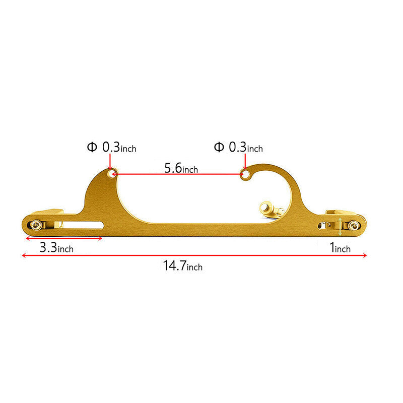 Aluminum Throttle Cable Carb Bracket Carburetor For Holley 4150 Series Gold New