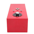 19 Gallon Fuel Cell Gas Tank with Cap & Level Sender Polished Aluminum Top Feed