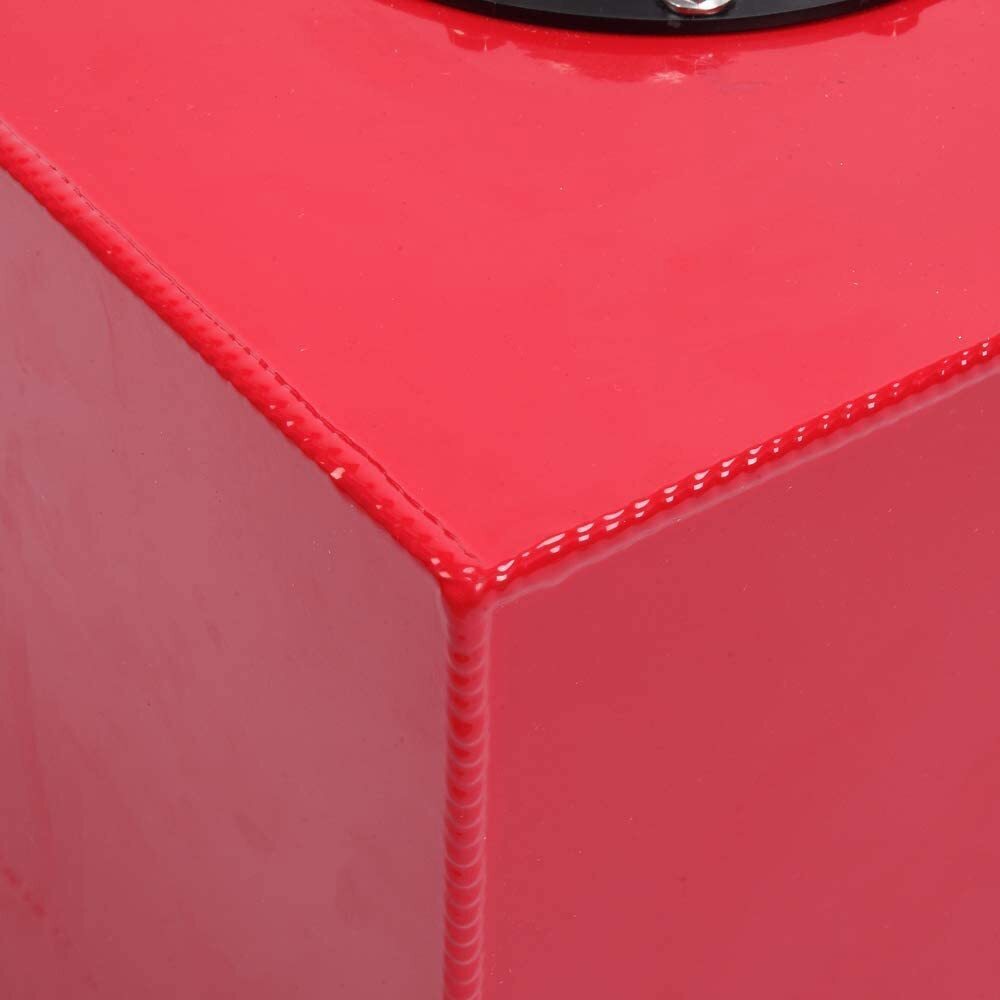 19 Gallon Fuel Cell Gas Tank with Cap & Level Sender Polished Aluminum Top Feed