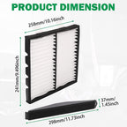 Cabin Air Filter Retrofit Door Kit 22759208 for 2007-2014 GM Trucks SUVs