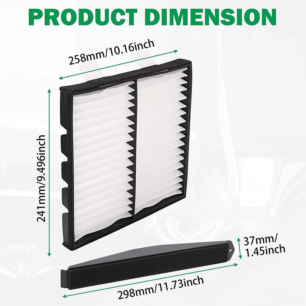 Cabin Air Filter Retrofit Door Kit 22759208 for 2007-2014 GM Trucks SUVs