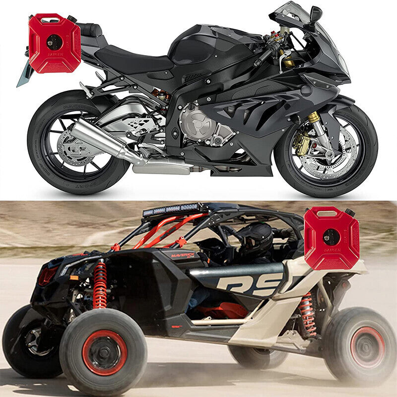Motorcycle Tank 1.3Gallon 5L Jerry Can For Honda KTM BMW Street ATV Off Road
