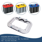 Billet Aluminum Battery Relocation Tray Hold Down For Optima Batteries 34/78