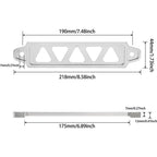 Universal Aluminum Car Battery Tie Down Mount Bracket Brace Bar with Bolts 10"