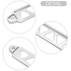 Universal Aluminum Car Battery Tie Down Mount Bracket Brace Bar with Bolts 10"