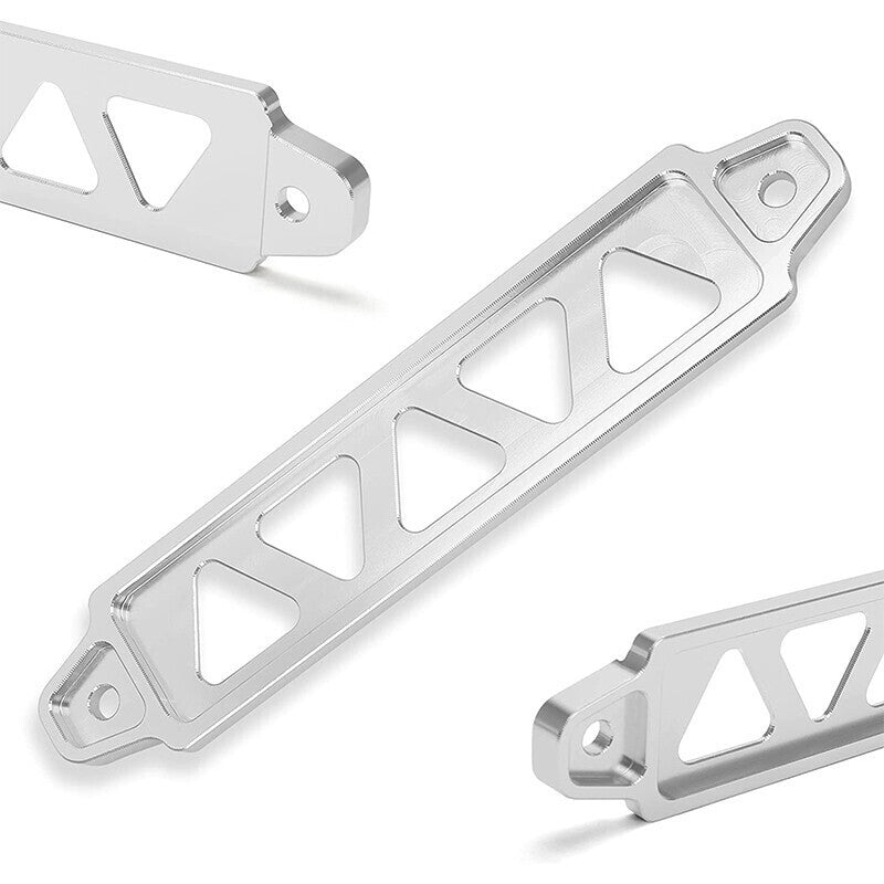 Universal Aluminum Car Battery Tie Down Mount Bracket Brace Bar with Bolts 10"