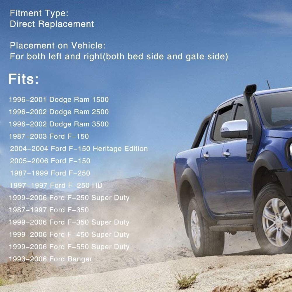 4X Tailgate Hinge Pivot Bushing Insert Kit Fit for Dodge Ram F Series Trucks