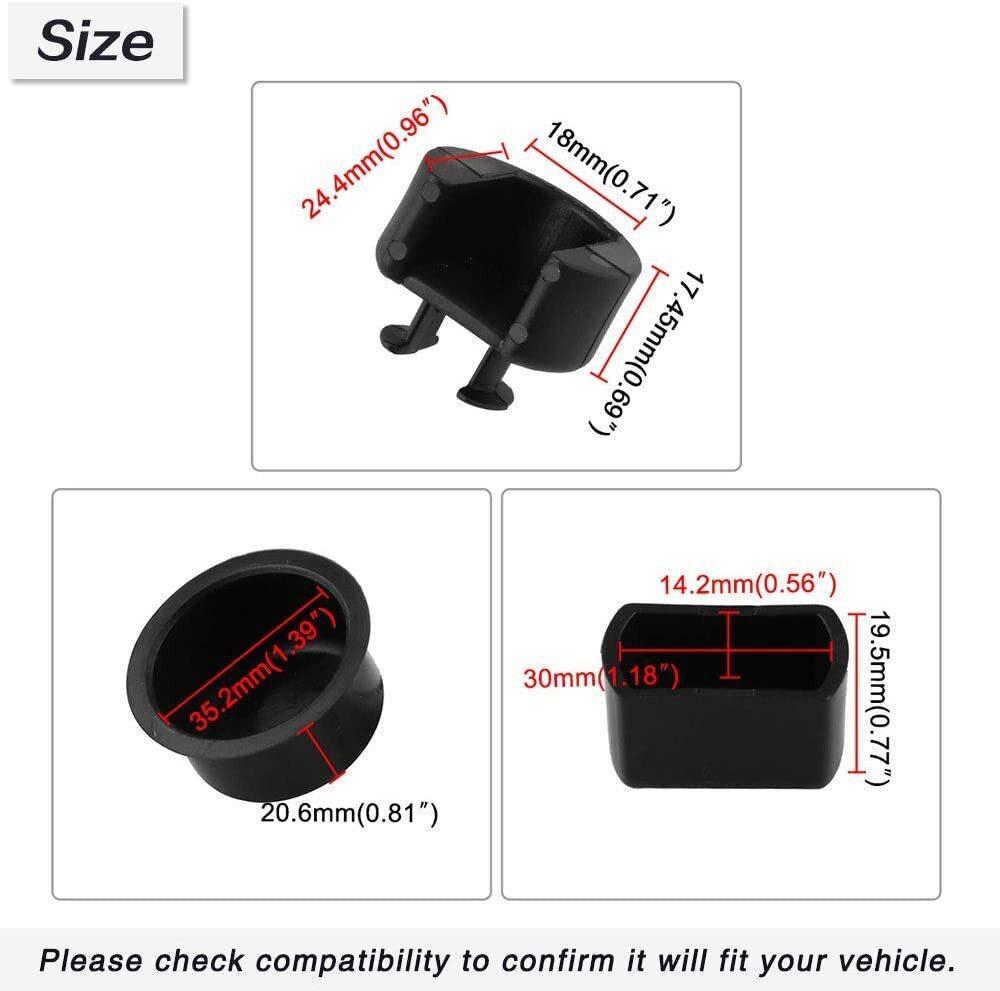 4X Tailgate Hinge Pivot Bushing Insert Kit Fit for Dodge Ram F Series Trucks