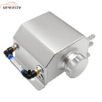 Engine Coolant Overflow Tank 1L Aluminum Radiator Expansion Tank Sliver