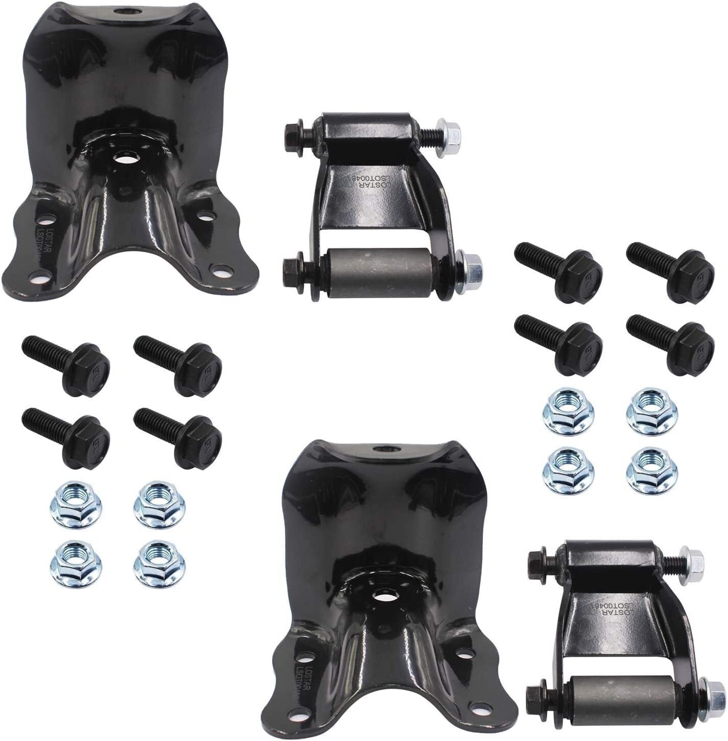 Rear Leaf Spring Hanger Bracket and Shackle Kit for Ford Ranger 722-001 722-010
