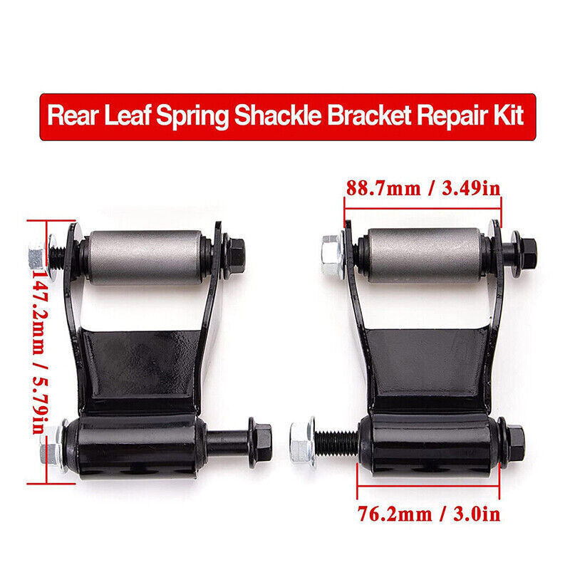 Rear Leaf Spring Hanger Bracket and Shackle Kit for Ford Ranger 722-001 722-010