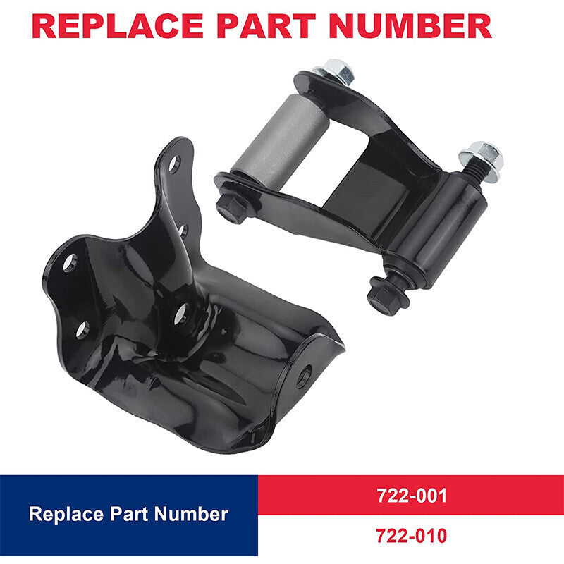 Rear Leaf Spring Hanger Bracket and Shackle Kit for Ford Ranger 722-001 722-010