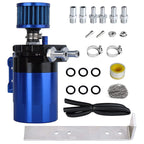 Oil Catch Can Kit Reservoir Baffled Tank with Breather Filter Universal Aluminum