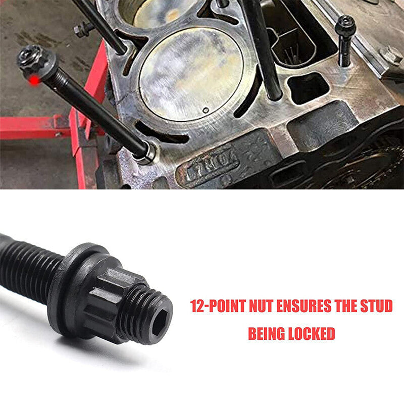 Fit for Chevy LS1 LS6 LS2 97-03 Cylinder Head Stud 4.8L 5.3L 5.7L 6.0L 33380
