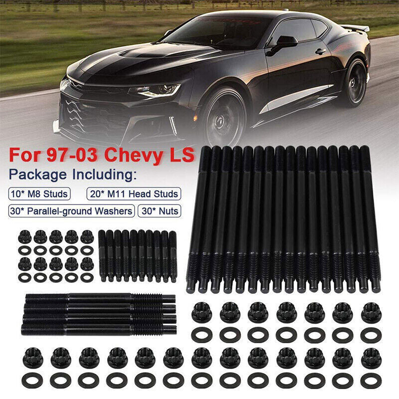 Fit for Chevy LS1 LS6 LS2 97-03 Cylinder Head Stud 4.8L 5.3L 5.7L 6.0L 33380