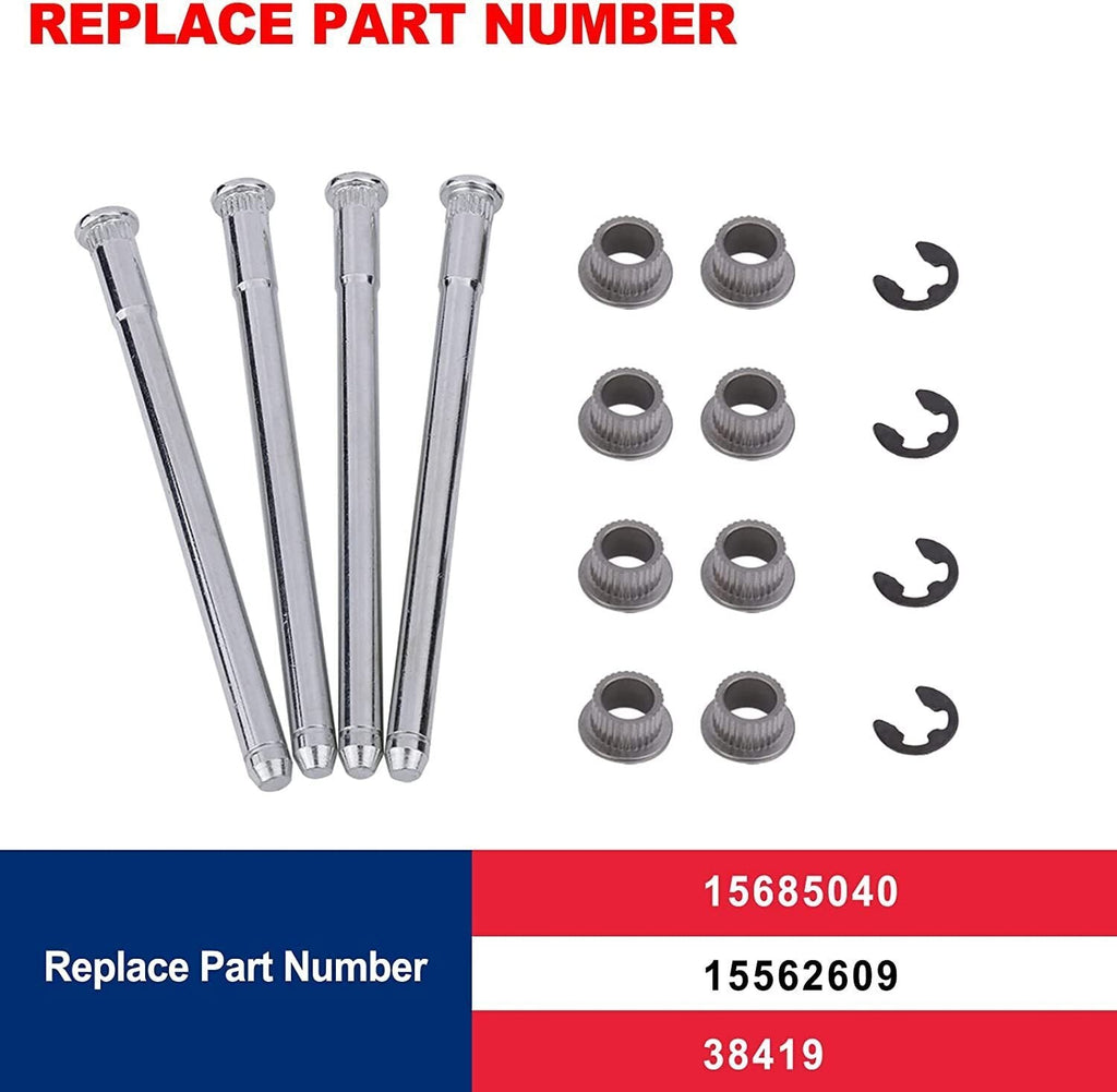 Fit For 88-02 Chevrolet Chevy GMC Fullsize Truck SUV 2 Door Hinge Pins Kit