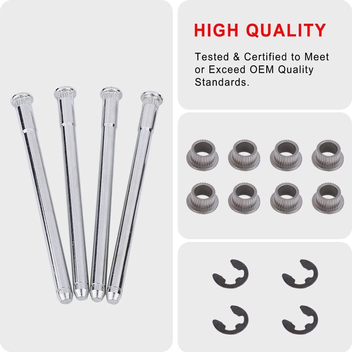 Fit For 88-02 Chevrolet Chevy GMC Fullsize Truck SUV 2 Door Hinge Pins Kit