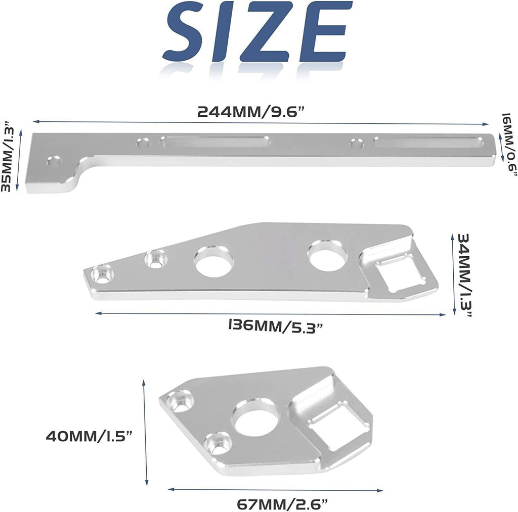 Throttle Cable Bracket For LS1 Sheet Metal Intake Manifold Part Billet Aluminum