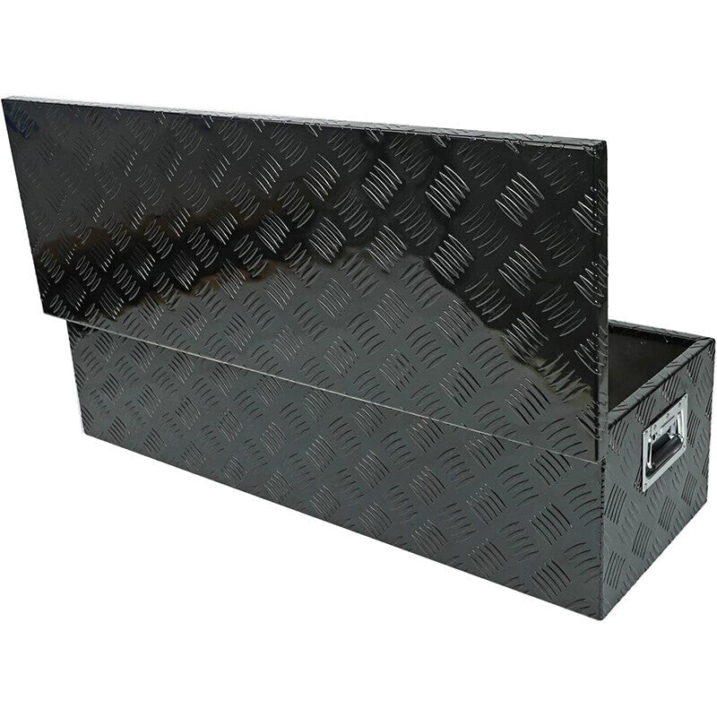 39x13x10 Inch Aluminum Pickup Truck Trunk Bed Tool Box Trailer Storage With Lock