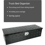 39x13x10 Inch Aluminum Pickup Truck Trunk Bed Tool Box Trailer Storage With Lock