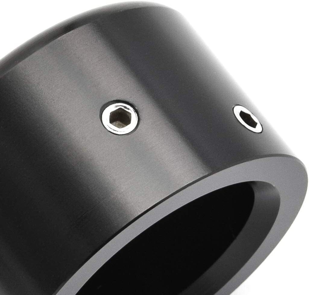 Black Front Axle Cap Nut Covers For Harley Street Glide Road King Softail Dyna