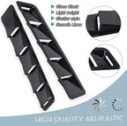 Universal Car Hood Vent Louver Scoop Cover Air Flow Intake Fit For Ford Honda US