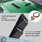 Universal Car Hood Vent Louver Scoop Cover Air Flow Intake Fit For Ford Honda US