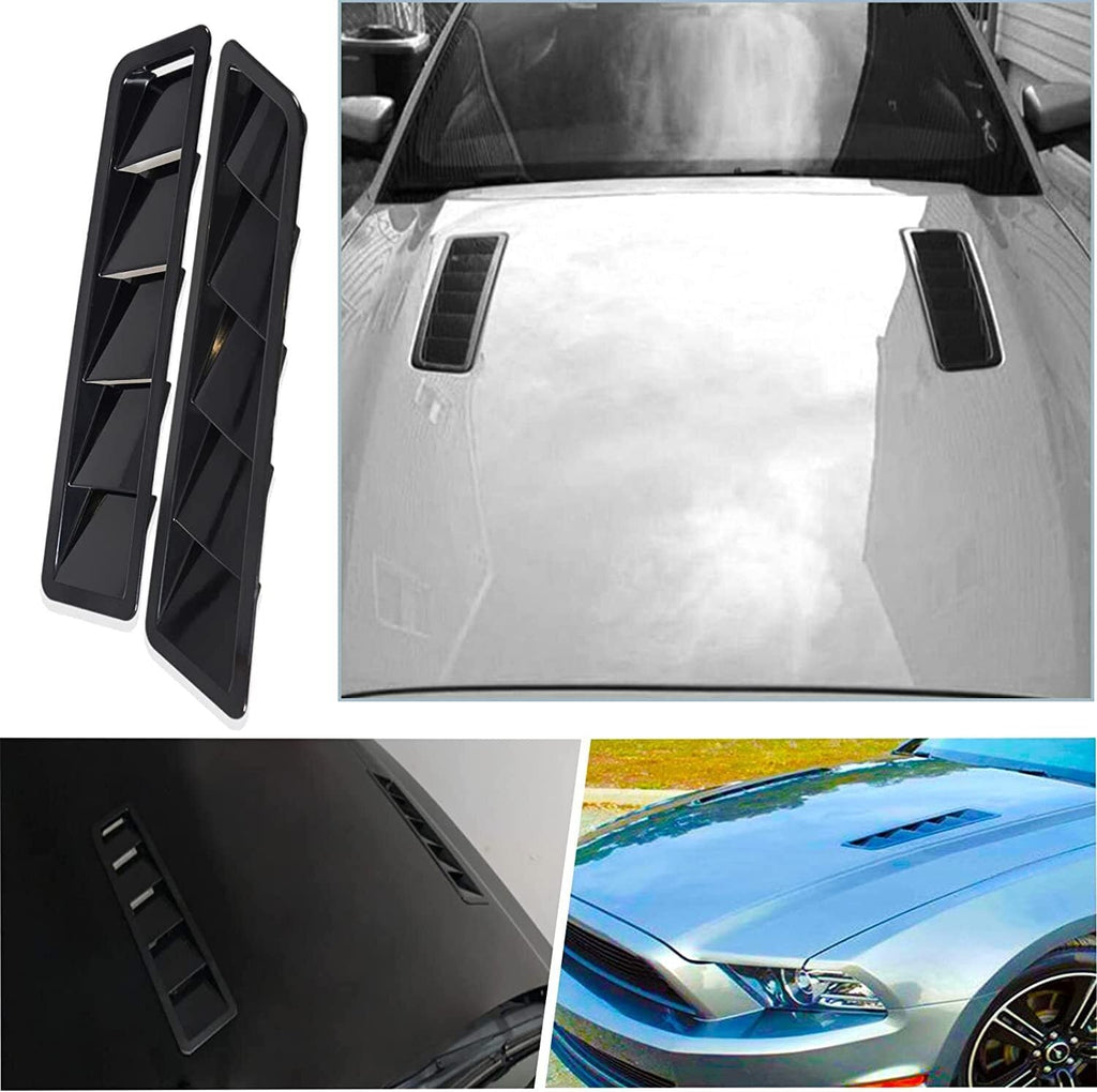 Universal Car Hood Vent Louver Scoop Cover Air Flow Intake Fit For Ford Honda US
