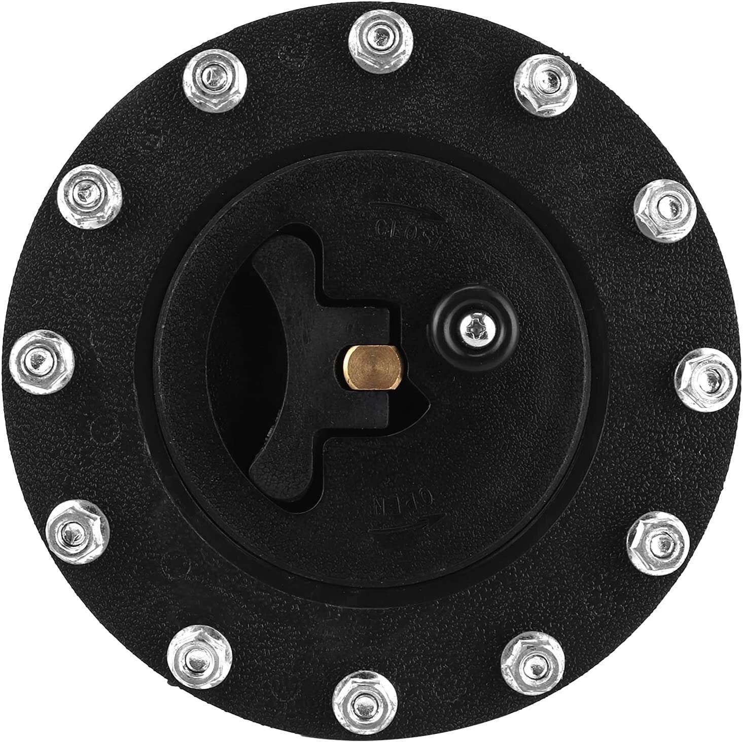 Universal Fuel Cell Gas Tank Filler Cap Twist filler Plate Fittings USA