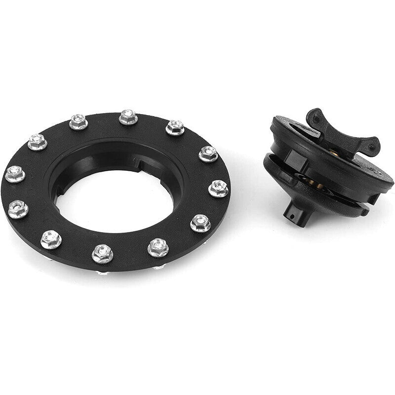 Universal Fuel Cell Gas Tank Filler Cap Twist filler Plate Fittings USA