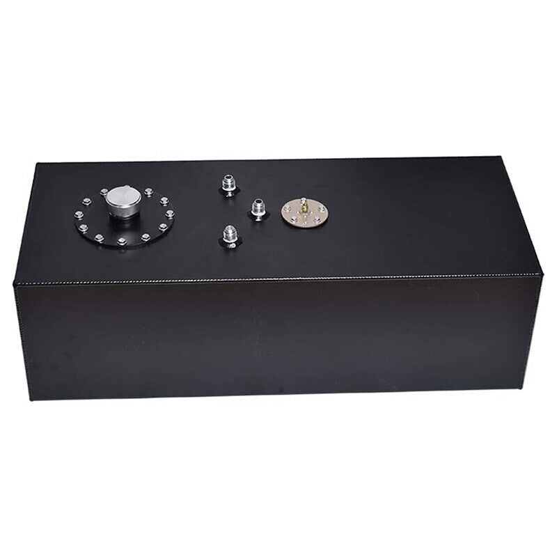19 Gallon Aluminum Top Feed Fuel Cell Gas Tank+Cap+Level Sender 72L Black