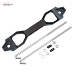 Car Crossbar Battery Hold Down Bracket Holder Storage With J Hook Bolts 10 inch