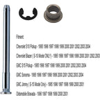 Door Hinge Pin Bushing Kit 4 Sets 93356553 For 94-04 1994-2004 Chevy S10 GMC S15