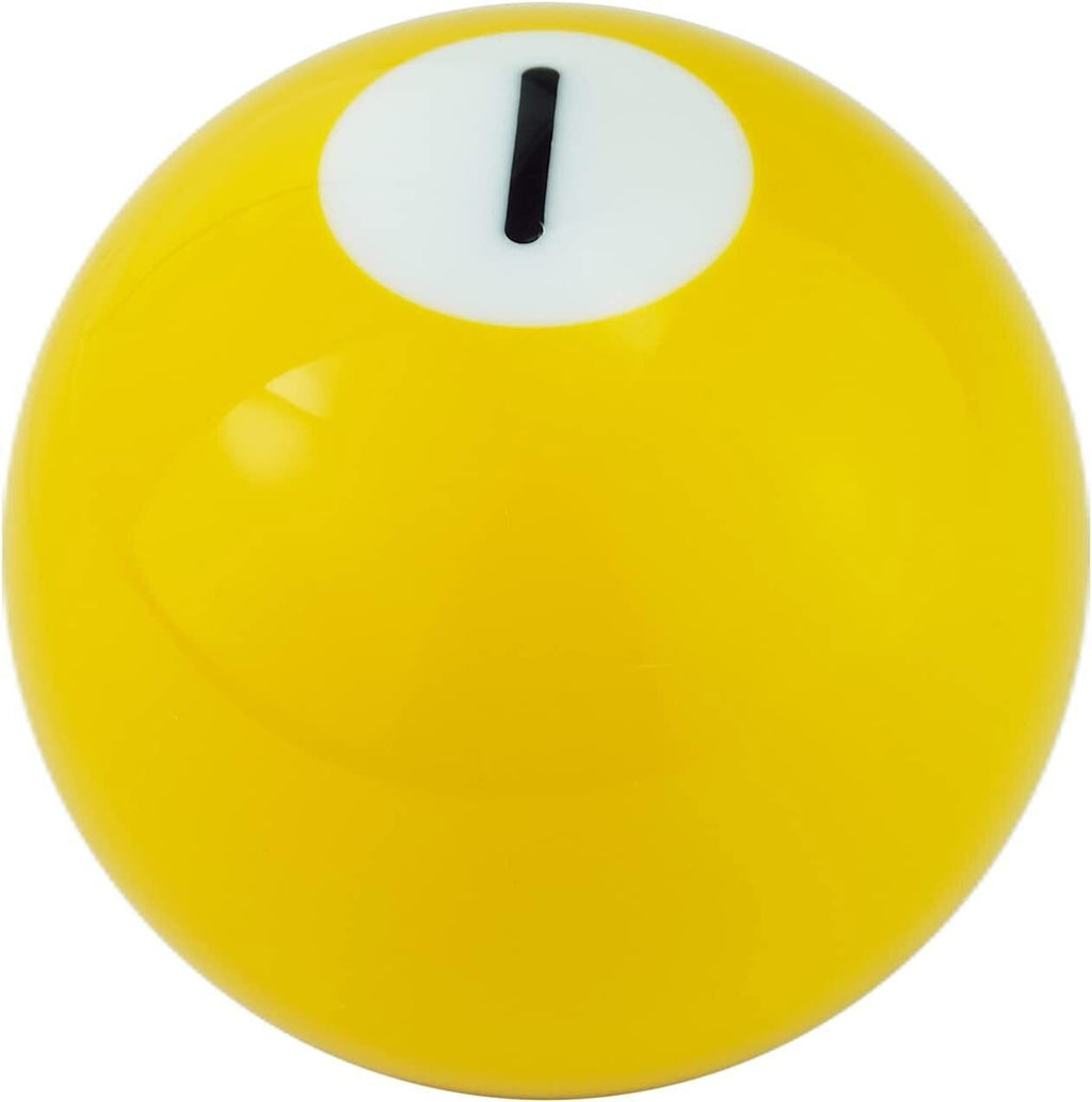 Universal No.1 Billiard Ball Gear Shifter Black Round Shift Knob w/ 3 Adapters