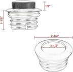 Chrome Flush Pop Up Reservoir Gas Cap Vented Fuel Tank Fits For Harley Davidson