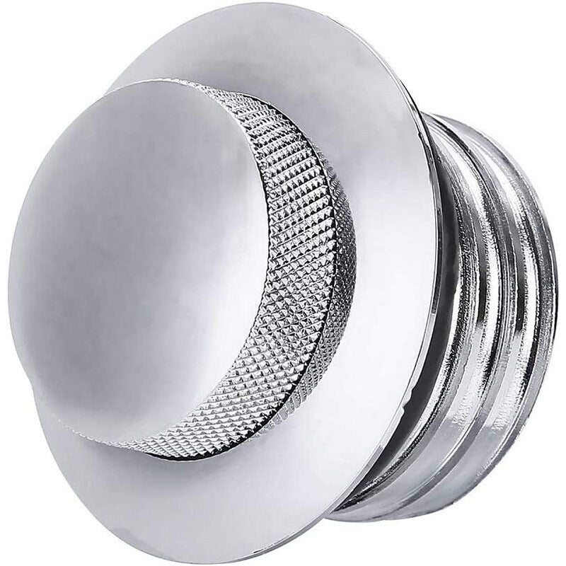 Chrome Flush Pop Up Reservoir Gas Cap Vented Fuel Tank Fits For Harley Davidson